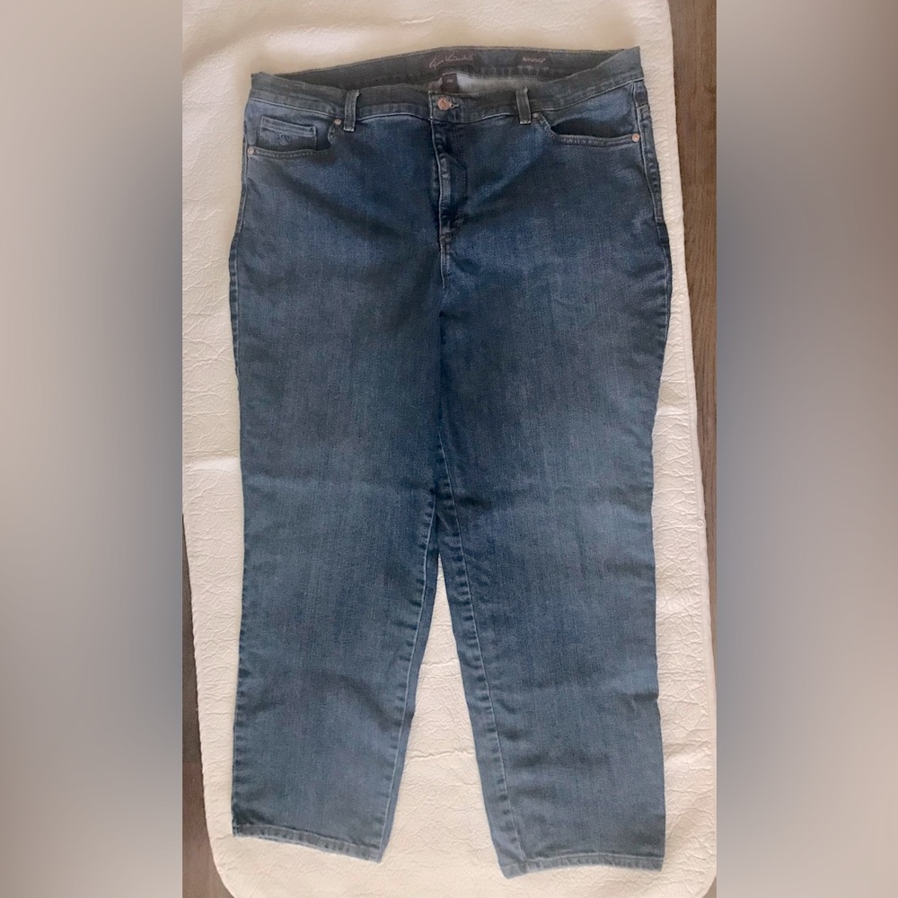 Gloria Vanderbilt Womens Amanda Classic High Rise Tapered Jean, Hartford, 20W